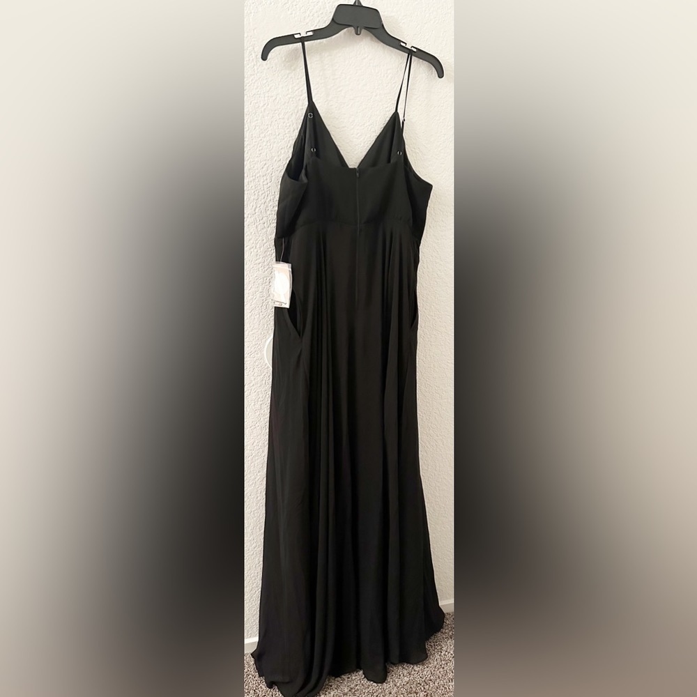 NWT Birdy Grey Kaia Dress in Chiffon Black - Picture 5 of 6